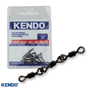 Kendo Three Joint Rolling Swivel 10 Adet