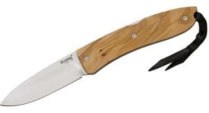 Lionsteel Opera D2 Zeytin Ağacı Saplı Çakı