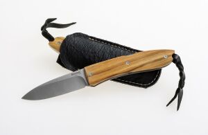 Lionsteel Opera D2 Zeytin Ağacı Saplı Çakı