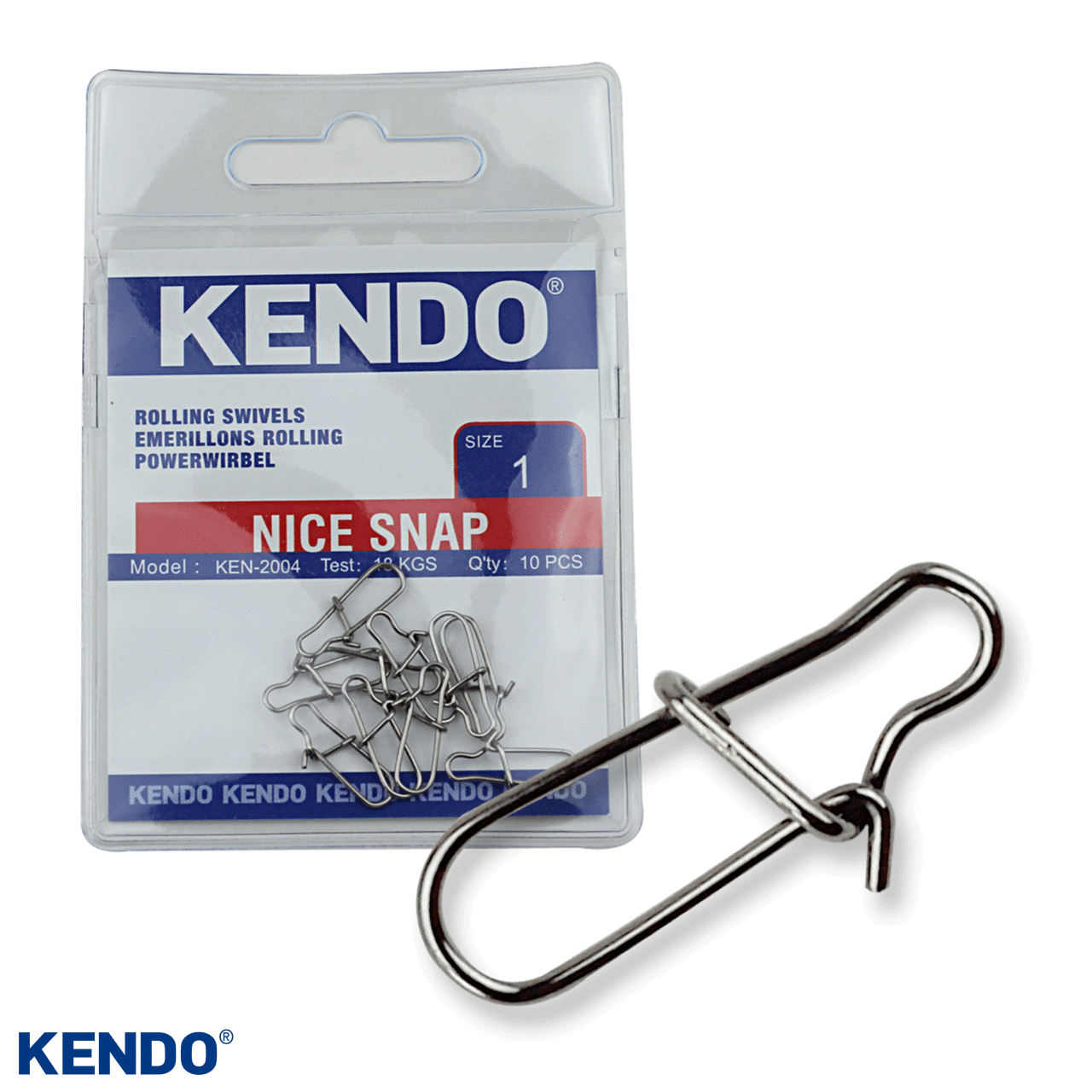 Kendo Nice Snap 10 Adet (Rapala Klips) 00