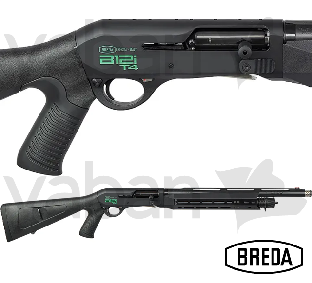 BREDA B12i T4 BLACK SECURITY PISTOL GRIP YARI OTOMATİK AV TÜFEĞİ