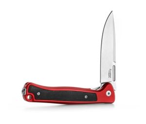 Lionsteel Skinny Red Aluminum Stone Washed Blade Çakı