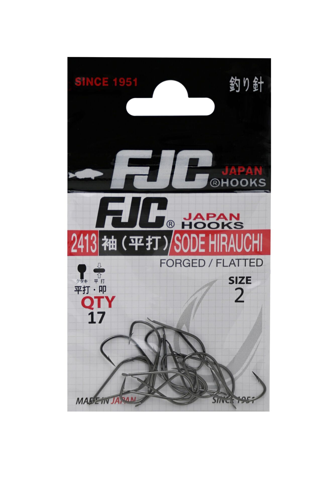 FJC2413 SODE HIRAUCHI BLACK NIKEL