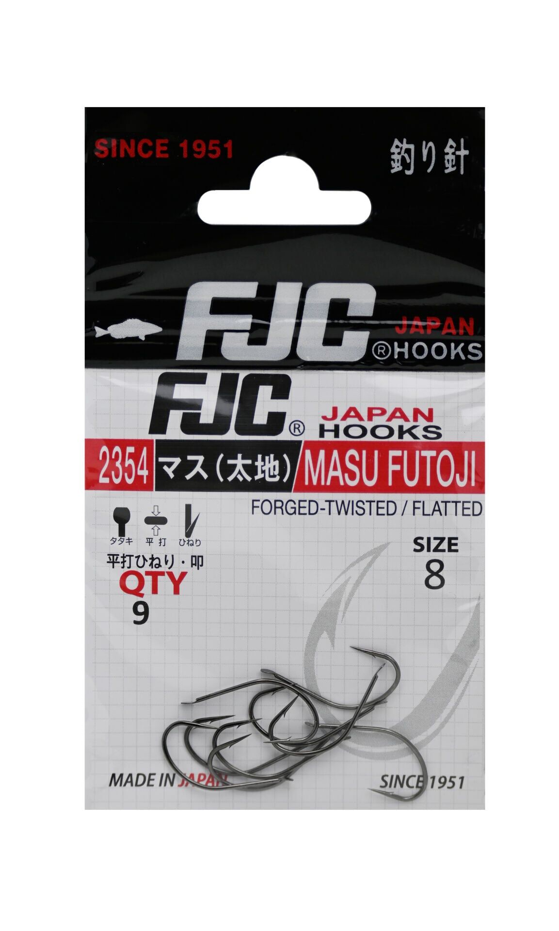 FJC2354 MASU FUTOJI BLACK NIKEL