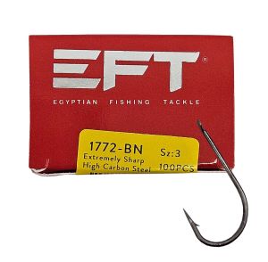 EFT 1772 Kısa Pala Black Nikel  İğne 100 Adet 1