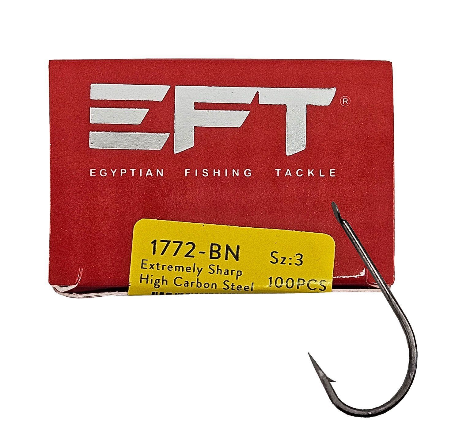 EFT 1772 Kısa Pala Black Nikel  İğne 100 Adet 5