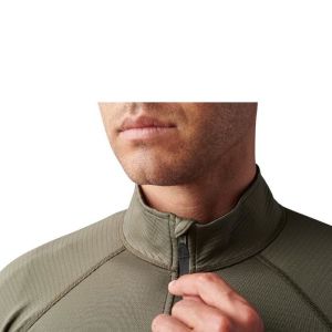5.11 STRATOS 1/4 ZIP RANGER GREEN SWEAT