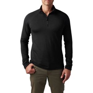 5.11 STRATOS 1/4 ZIP BLACK SWEAT