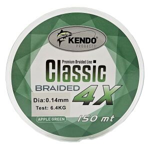 Kendo Classic 4X 150m Apple Green Örgü İp 0.20mm