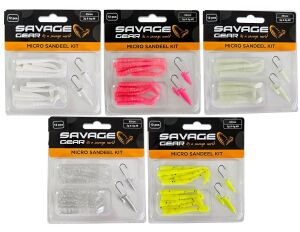 Savage gear Lrf Micro Sandeel Kit 12 Adet(1+1.5+5) Sahte Balık Silver