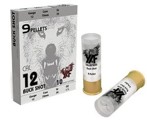 YAF BUCKSHOT 11/0 9 PELLETS - 12 CAL.