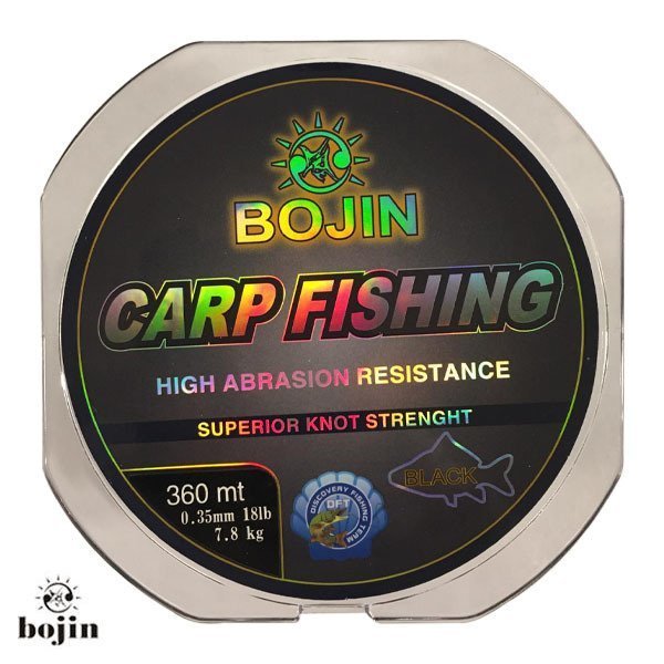 BOJIN Sazan Misinası 0.35 mm 360 m Siyah