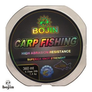 BOJIN Sazan Misinası 0.35 mm 360 m Siyah