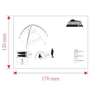 Tenthouse (Auto2) 2 Kişilik Otomatik Çadır (50+145)*240*105 cm