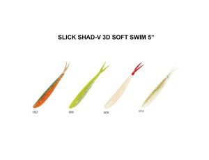 SLICK SHAD-V 3D SOFT SWIM 5