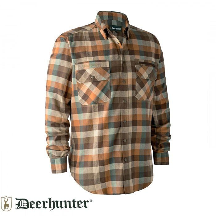 DEER HUNTER James Kahverengi Kareli Gömlek 43/44