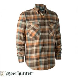 DEER HUNTER James Kahverengi Kareli Gömlek 43/44