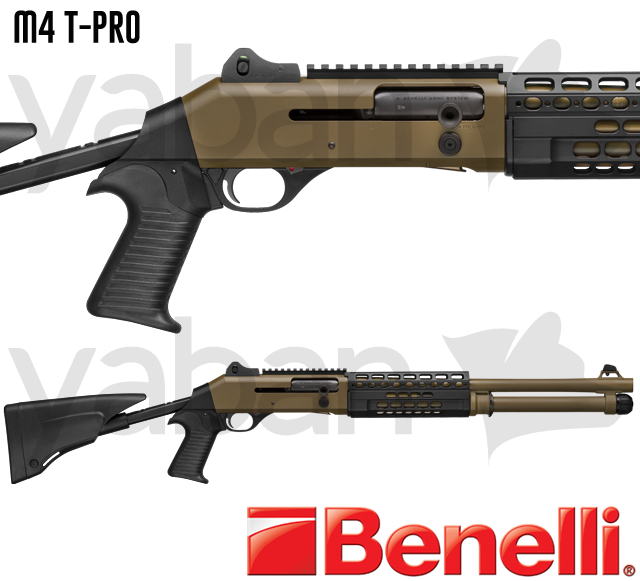 BENELLI M4 T-PRO BROWN TELESKOPİK YARI OTOMATİK AV TÜFEĞİ