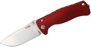 Lionsteel SR2A RS Red Aluminum red handle satin blade Çakı