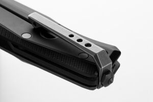 Lionsteel MT01A BB Myto Old Black M390 Blade, Black Aluminum Handle Çakı