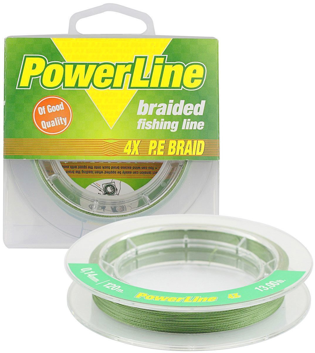 Power Lıne Classıc Braıd 4x 120 mt Örgü İp (Yeşil) 0,08 mm