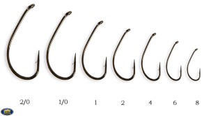 Lineaeffe Carp Hook Rıng-Black 1 Numara