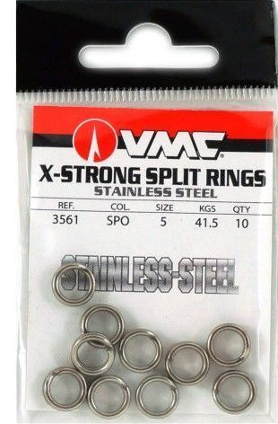 Vmc Halka 3561NI X-Strong - İnox Numara: 6 Çekeri 76KG / 8 li paketlerde