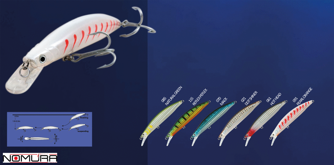 Nomura Saltyl Floating 12cm 22gr Suni Yem 070